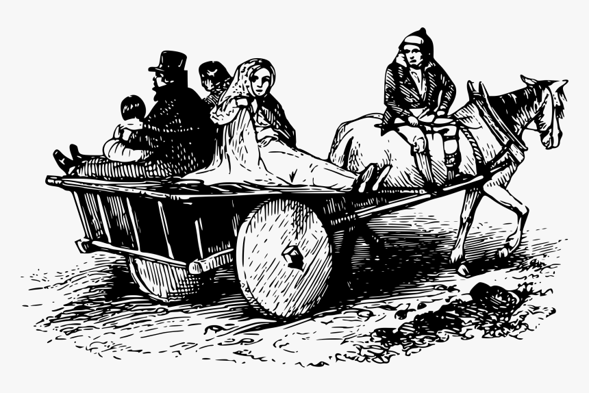 Peasant Cart Clip Arts - Cart, HD Png Download
