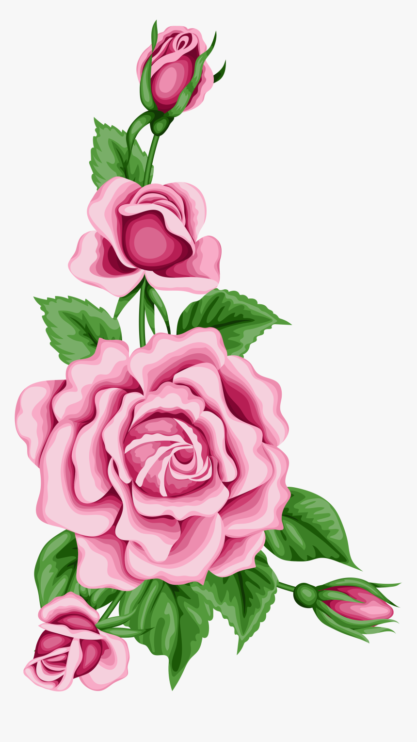 Flower Card Border Design, HD Png Download