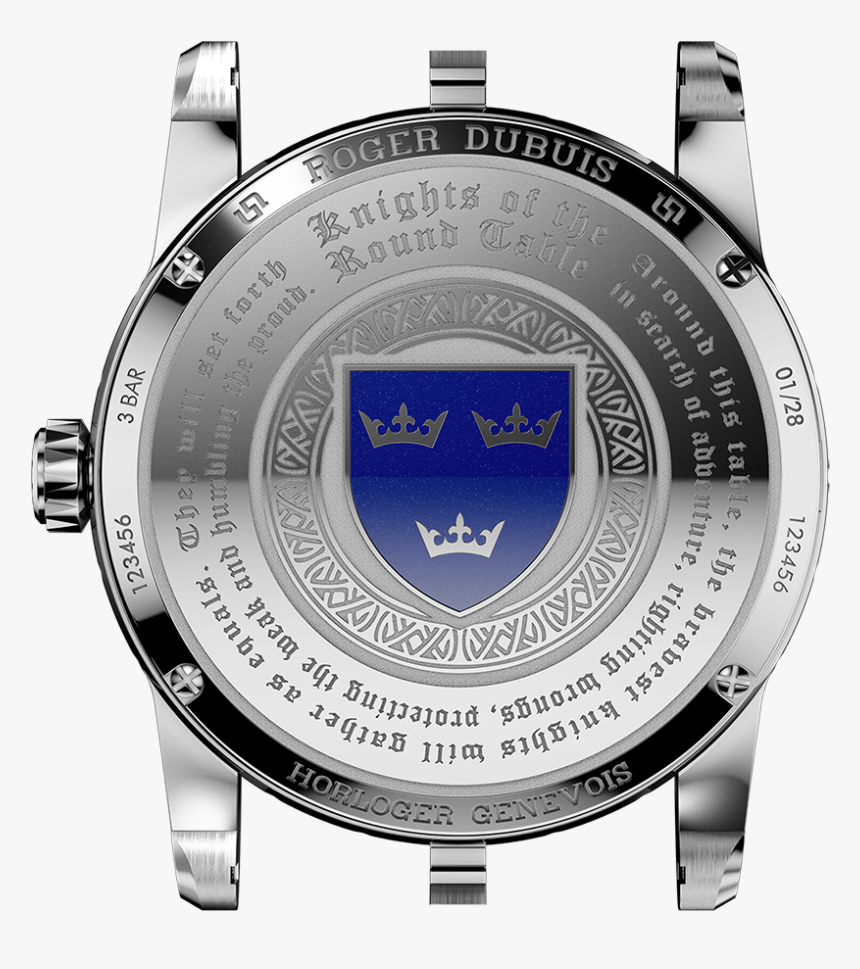 Transparent King Arthur Png - Roger Dubuis Knights Of The Round Table Back, Png Download