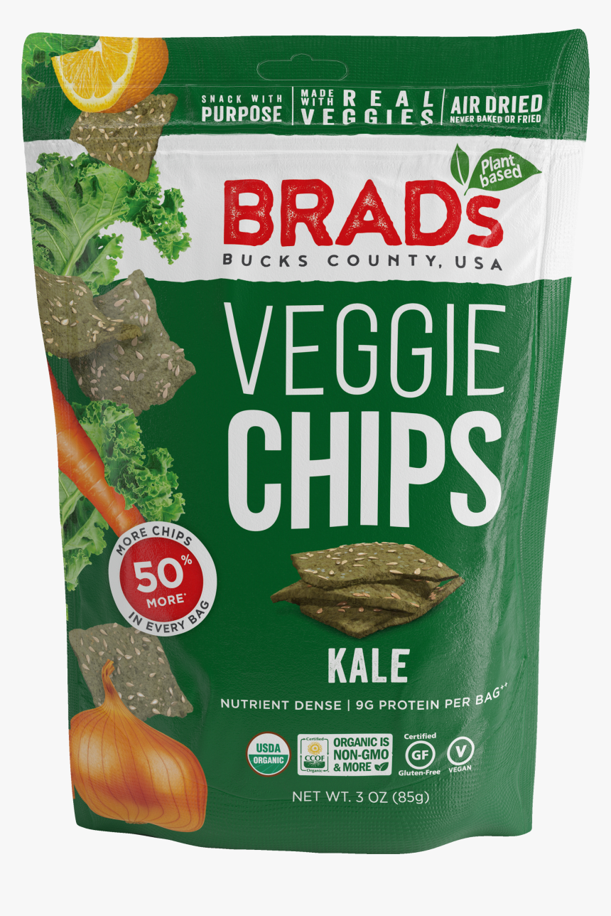 Brad's Veggie Chips Cheddar, HD Png Download
