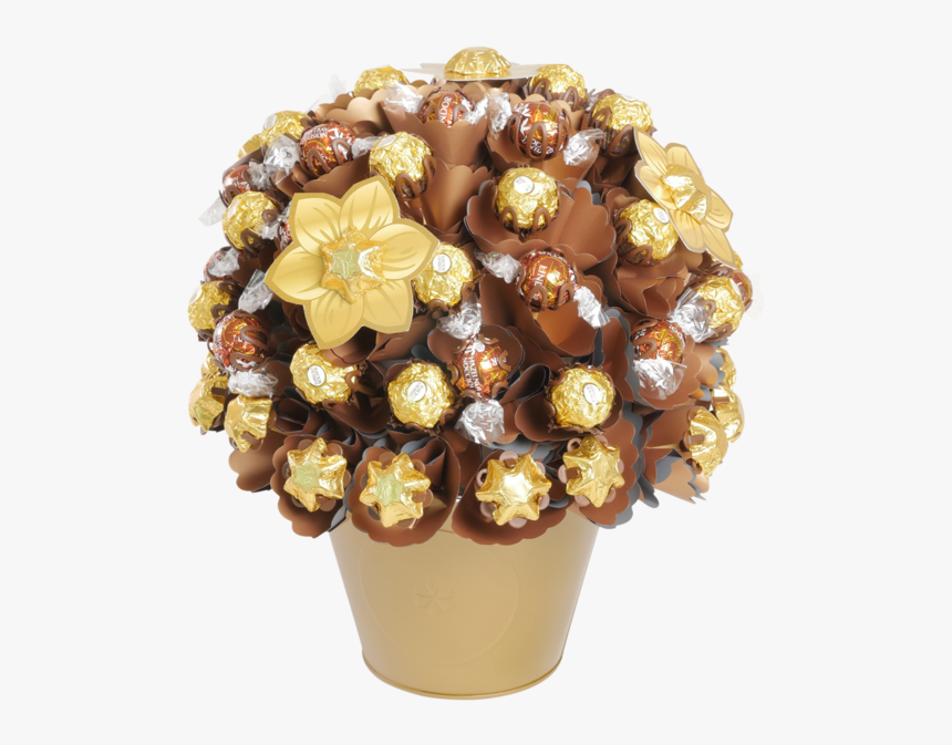 Gold Chocolate Bouquet, HD Png Download