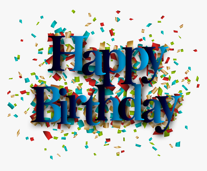 Happy Birthday Pic Art Png, Transparent Png