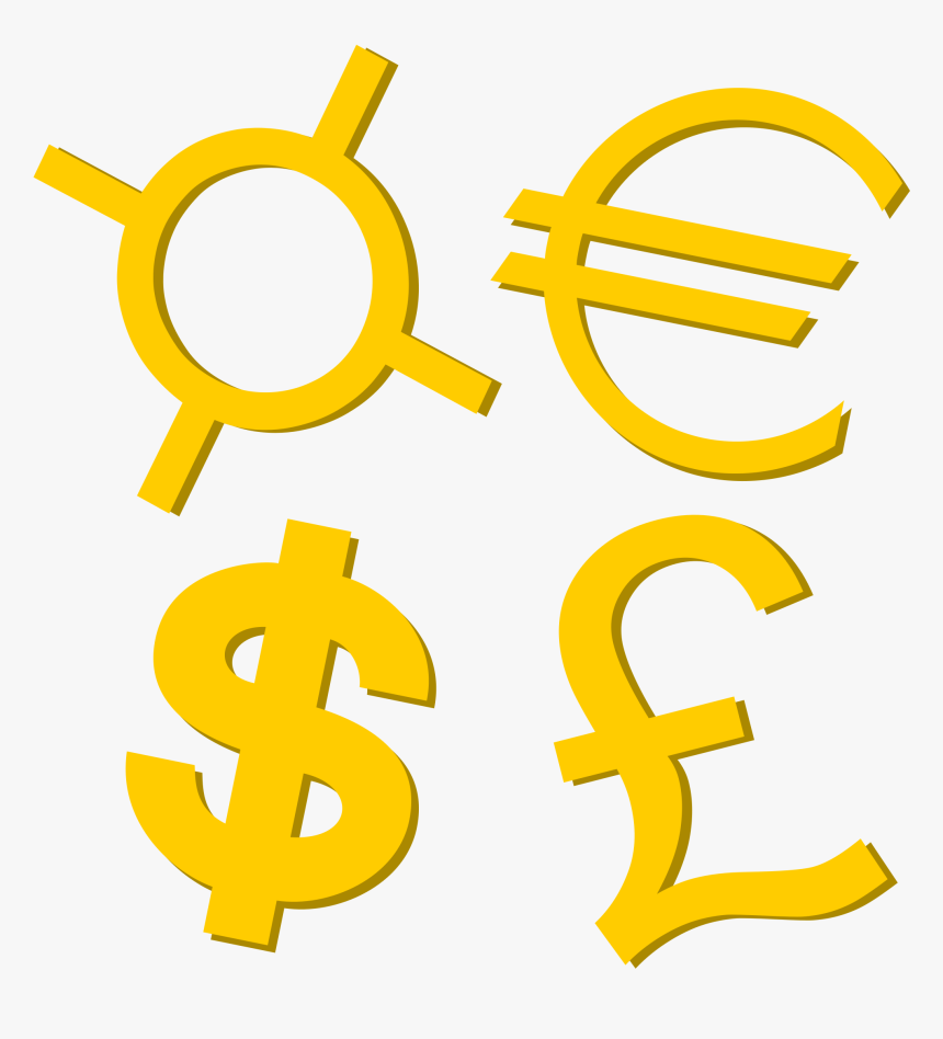 Gold Currency Symbols - India New Economic Policy, HD Png Download