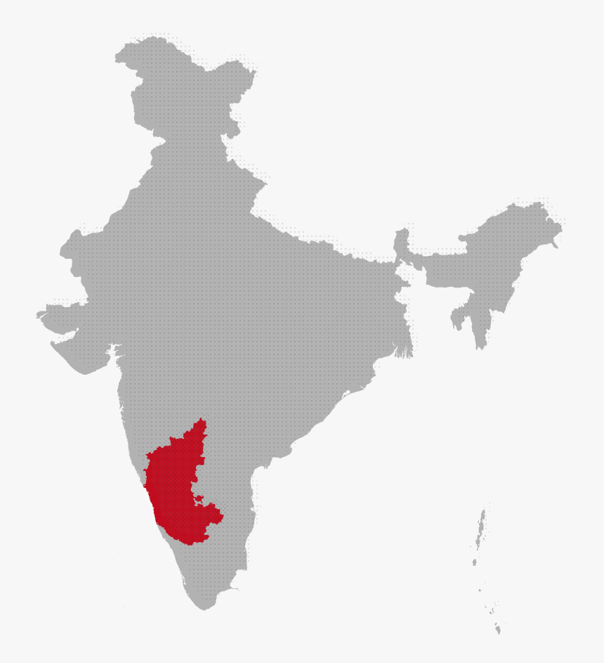 Map Of India Outline Png, Transparent Png