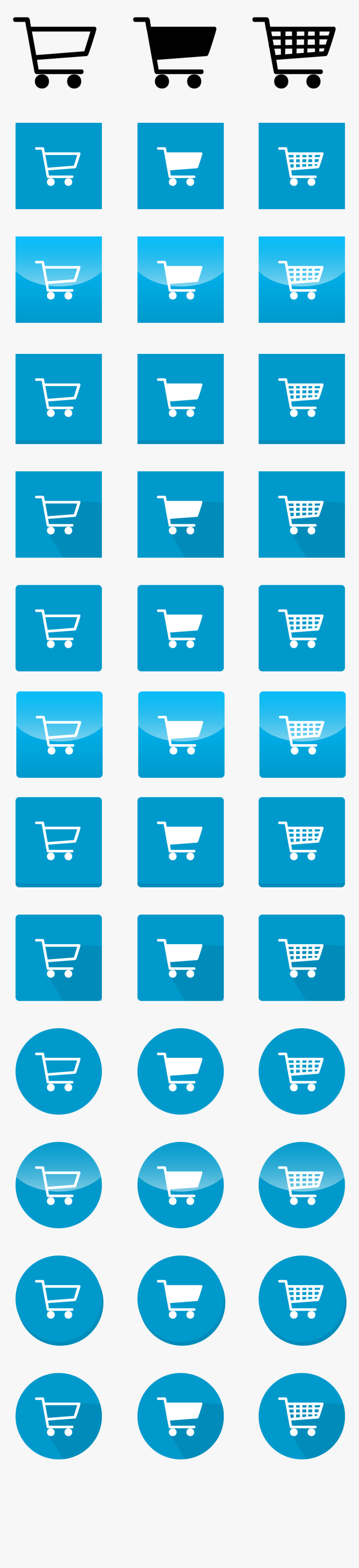 Free Cart Icon Vector Graphic Pack - A321 Air Canada Rouge Seat Map, HD Png Download