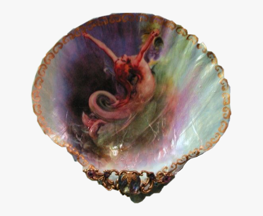 #shell #clam #aesthetic #art #sea #ocean #vintage #freetoedit - Cruises, Mermaids Magazine, Uk, 1930, HD Png Download