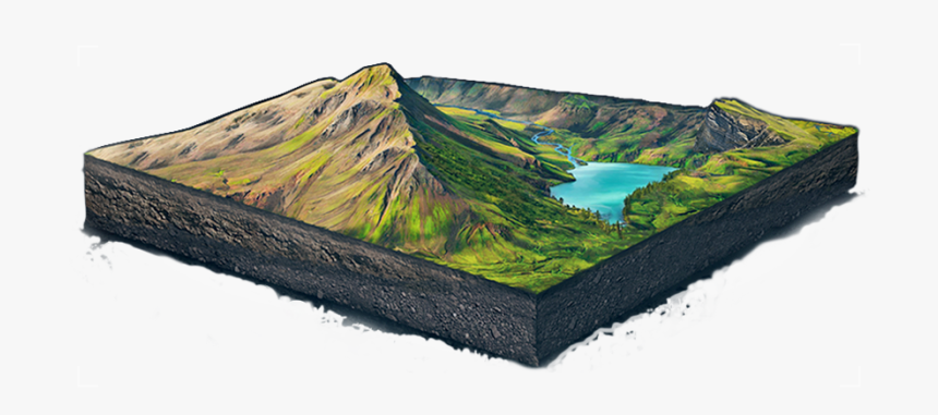 Geotechnical Tools For Soil And Rock - Rock Slide 3d Model, HD Png Download