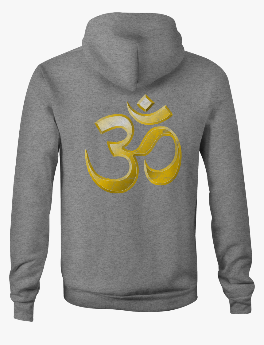 Motorcycle Zip Up Hoodie Om Namaste Yoga Relaxing Symbol - Hoodie, HD Png Download