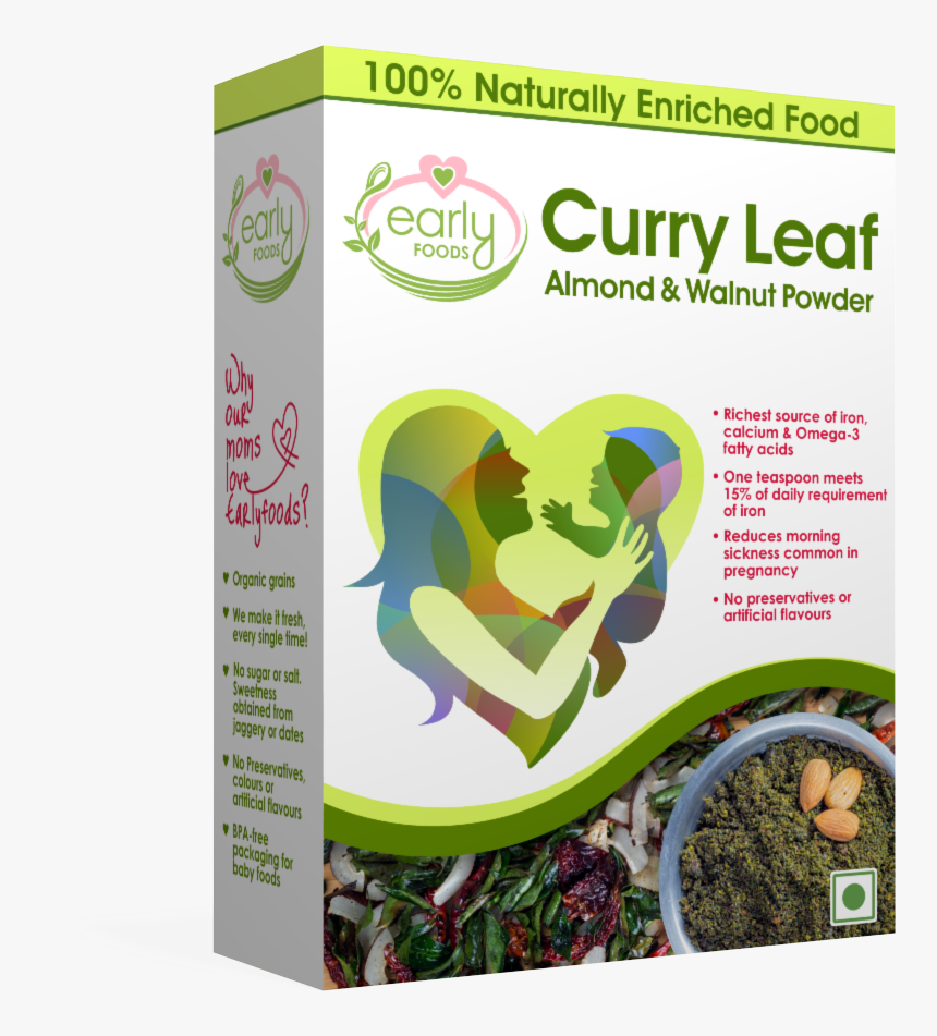 Prenatal Nutrition Curry Leaf Almond And Walnut Powder - Food, HD Png Download