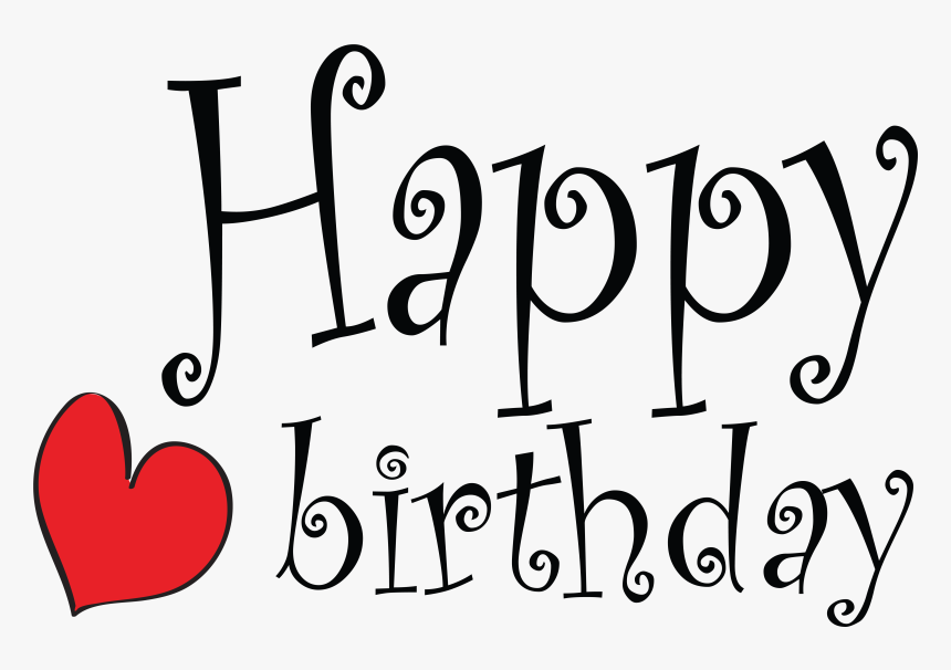 Cute Happy Birthday Clipart - Happy, HD Png Download