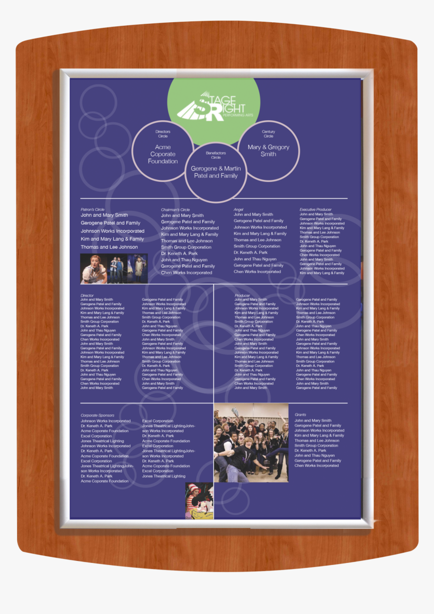 Donor Recognition Wall, HD Png Download