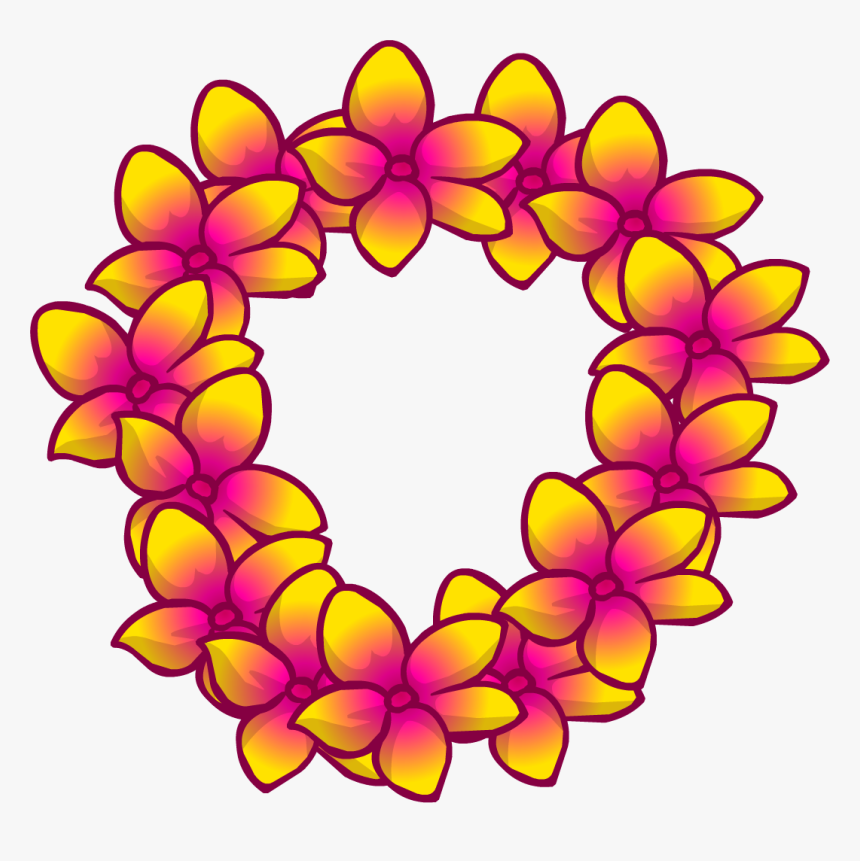 Official Club Penguin Online Wiki - Hawaiian Leis Clip Art, HD Png Download