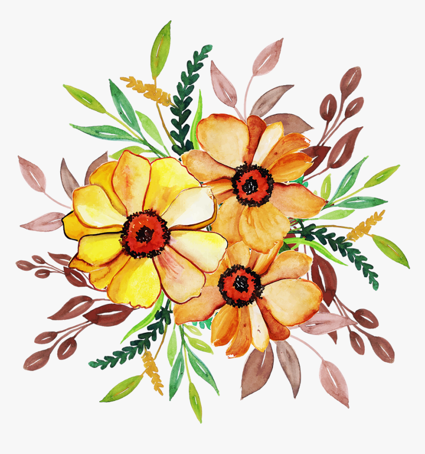 Floral Design Png File, Transparent Png
