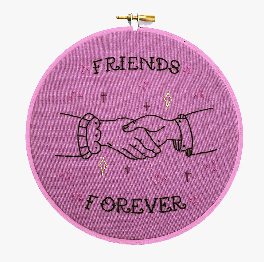 Embroidery Hoop Best Friends, HD Png Download
