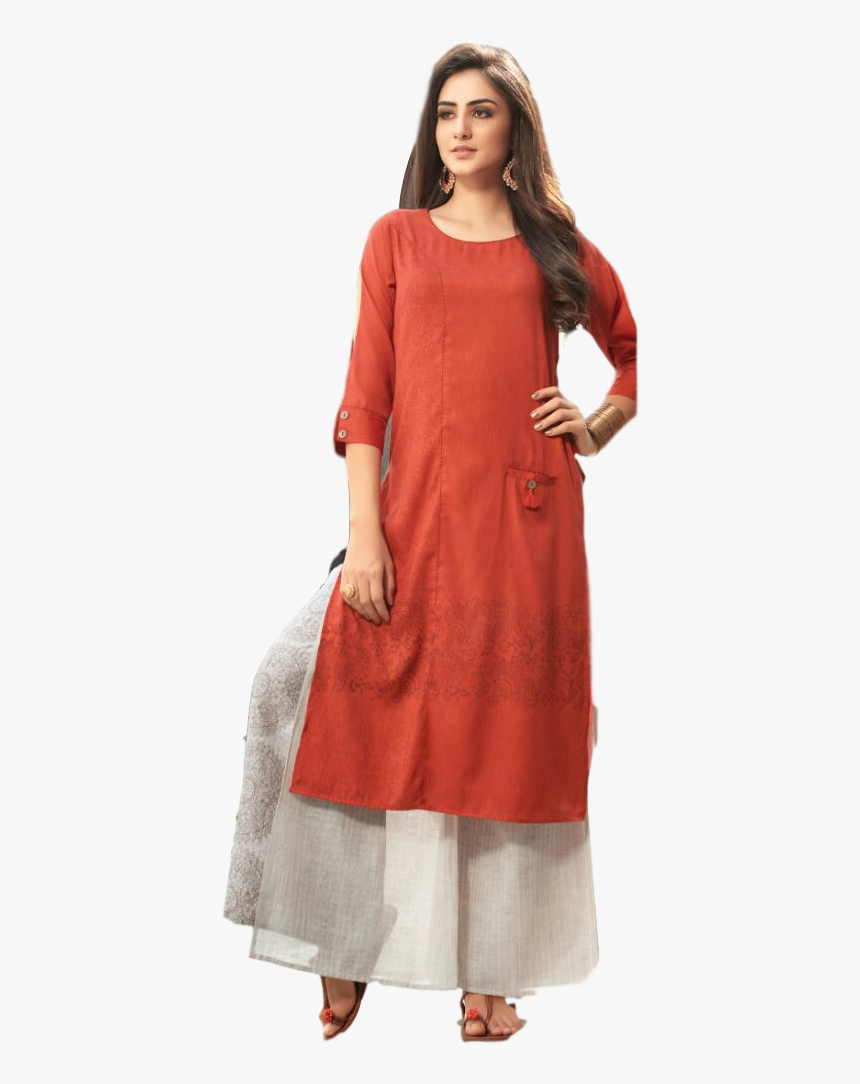 Girl In Kurti Png, Transparent Png