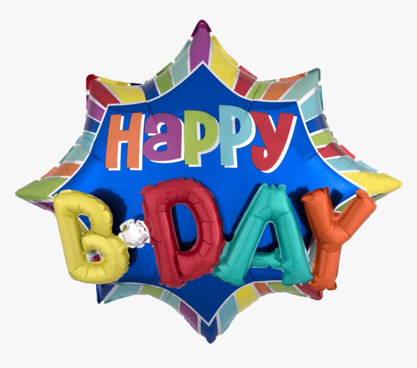 Transparent Clipart Birthday Cake And Balloons - Balloon, HD Png Download