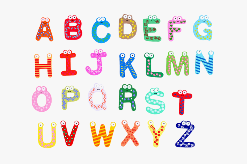 A To Z Alphabets Png Image Background - Çocuklar Için Alfabe, Transparent Png