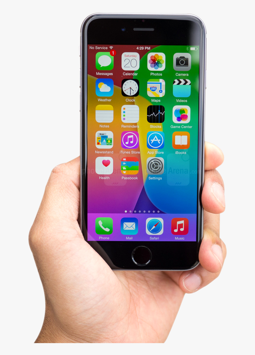 Iphone 6 Grey Hand, HD Png Download