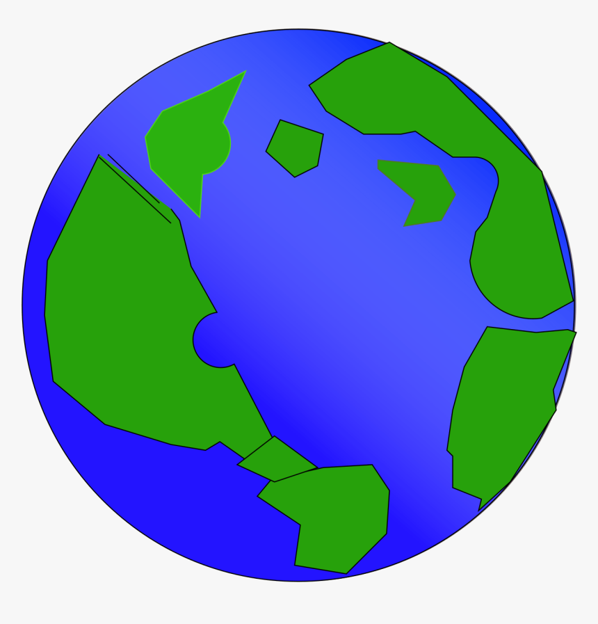 Electric Blue,world,globe - Earth, HD Png Download