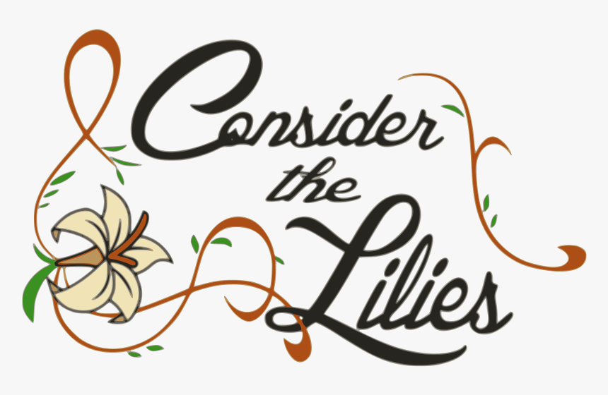 Consider The Lilies - Calligraphy, HD Png Download