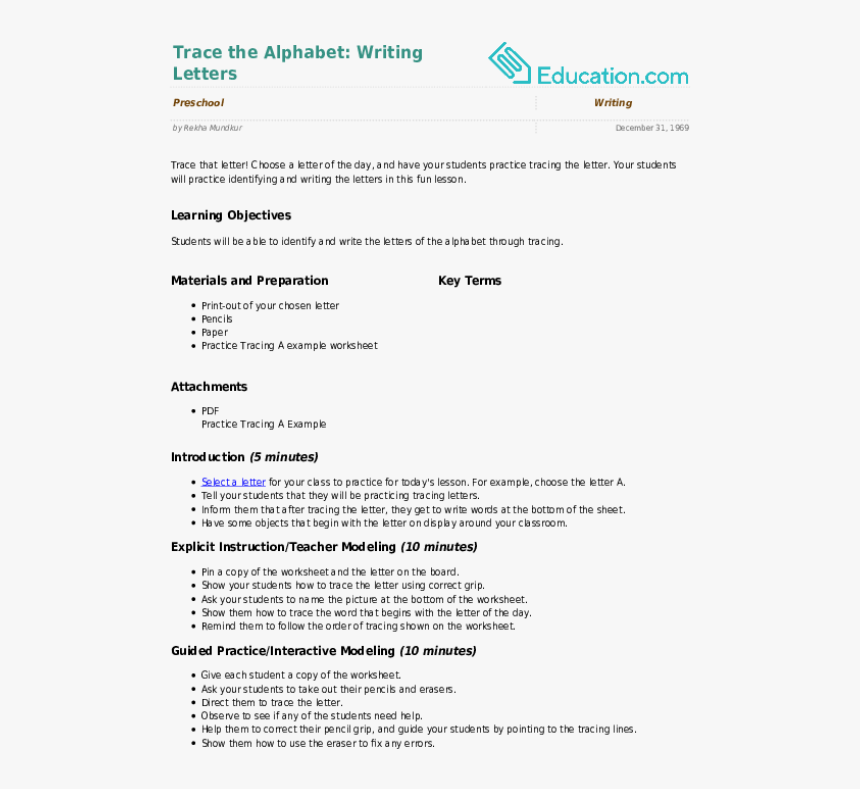 Drawing Alphabet Class Ukg - Lesson Plan For Alphabet Letters, HD Png Download