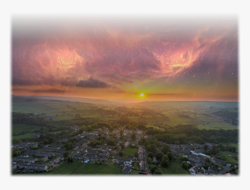 Landscape - Red Sky At Morning, HD Png Download