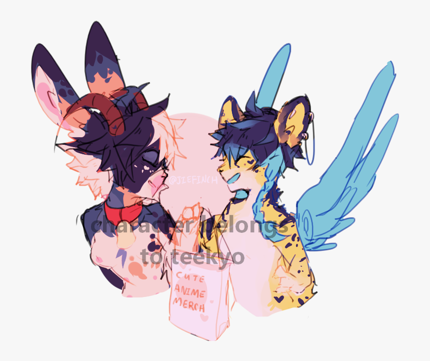 Best Friends Forever - Jie Finch Art, HD Png Download