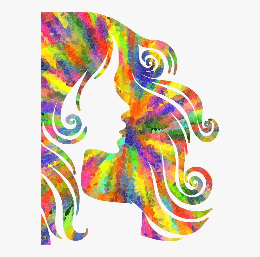 Hair Clipart Colorful, HD Png Download
