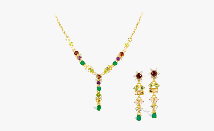 Piment Dragon Fly Earrrings&necklace, HD Png Download