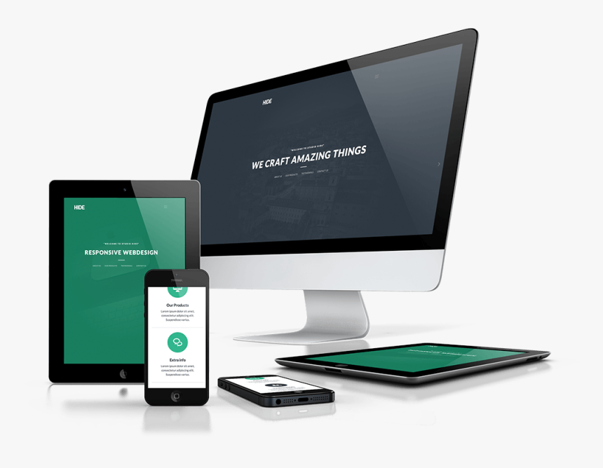 Chania - Website Mock Up Png, Transparent Png