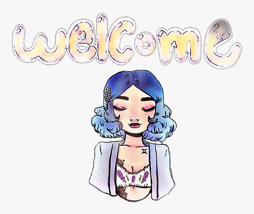 #welcome #gerl #girl #nena #mujer #color, HD Png Download