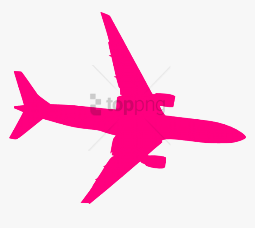 Free Png Download Pink Airplane Png Images Background - Airplane Clipart Transparent, Png Download