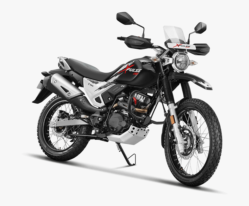 Xpulse 200cc Bike In Black Colour - Himalayan Vs Xpulse 200, HD Png Download