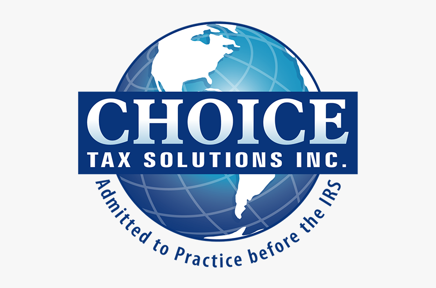 Choice Tax Solutions Logo - Globe, HD Png Download