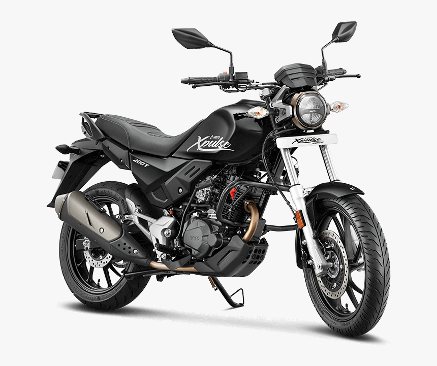 Hero Xpulse 200t Sports Bike In Sports Panther Black - Hero Xpulse 200t Price, HD Png Download