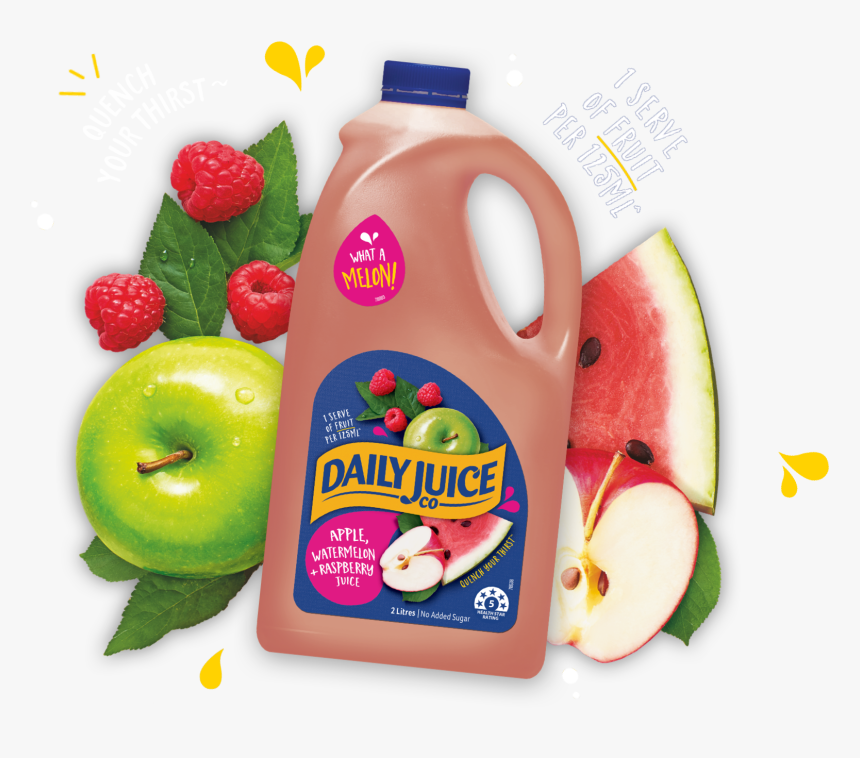 Daily Juice Apple Watermelon Raspberry, HD Png Download