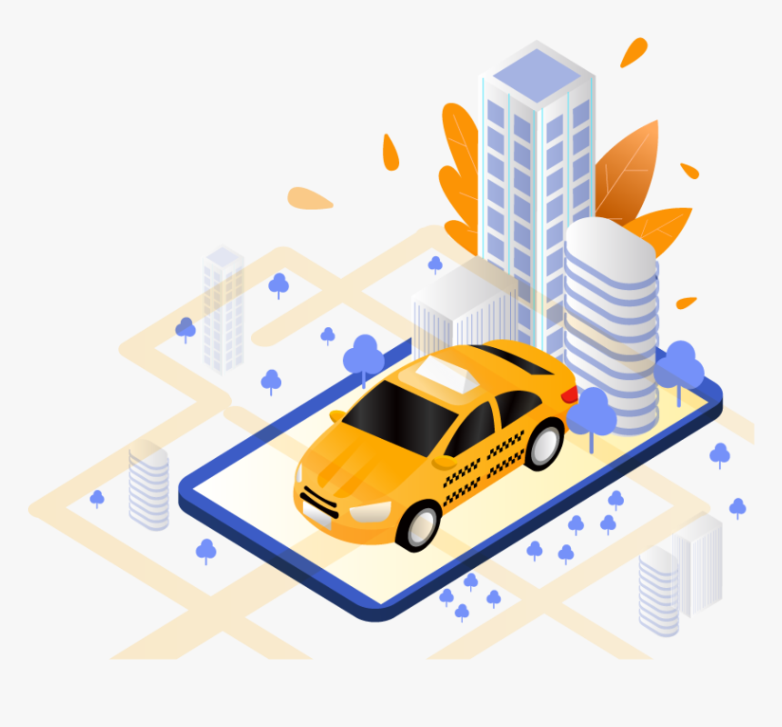 Taxi App, HD Png Download