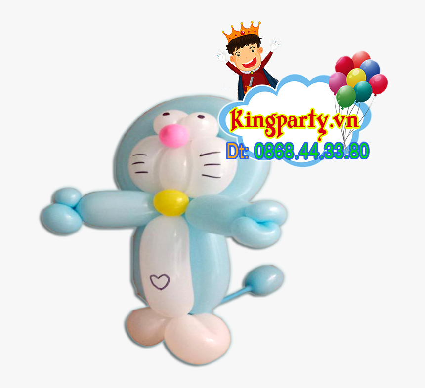 Doremon Bong Bóng Nghệ Thuật - Balloon, HD Png Download