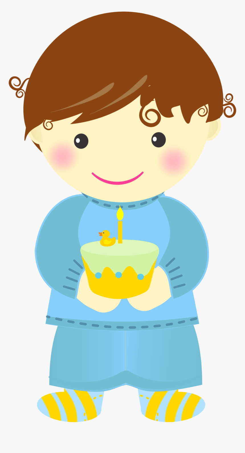 Baby S First Birthday Clip Art - Boy Birthday Clip Art, HD Png Download