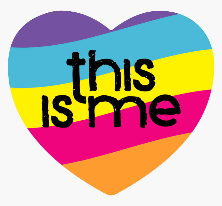 Non Binary Heart Magnet - Graphic Design, HD Png Download