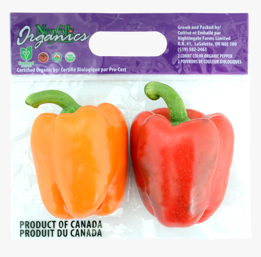 Organic Bell Peppers Packaged, HD Png Download