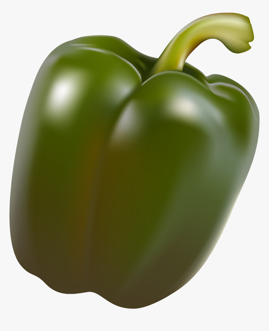 Green Bell Pepper, HD Png Download