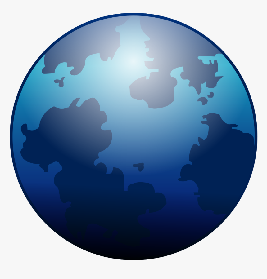 File Deer Park Globe Svg Wikimedia Commons - Firefox Globe, HD Png Download