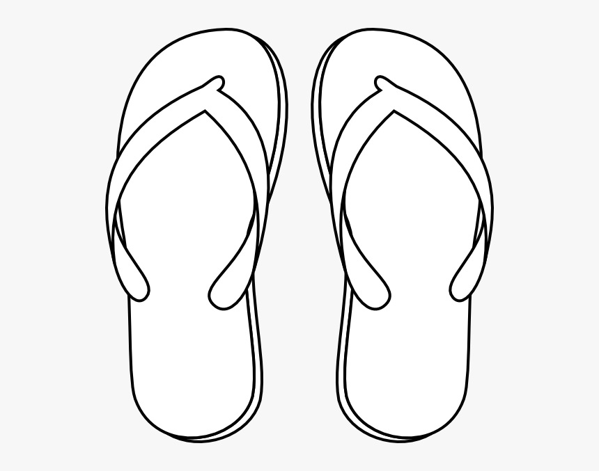 Drawings Of Flip Flops, HD Png Download