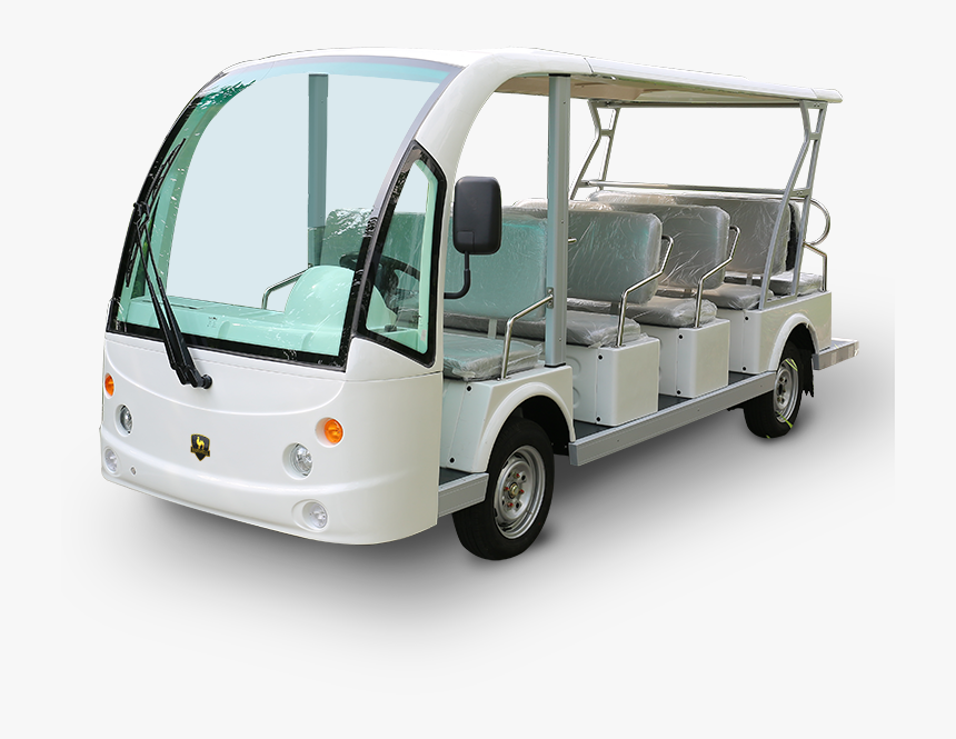 14 Seat Electric Tourist Sightseeing Bus Dn-14 With - 14 Seat Electric Bus, HD Png Download