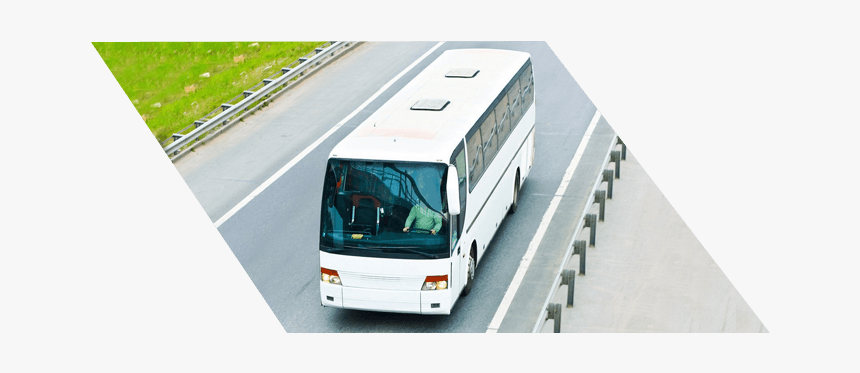 Travelling Bus On Road - Utazás Busszal, HD Png Download
