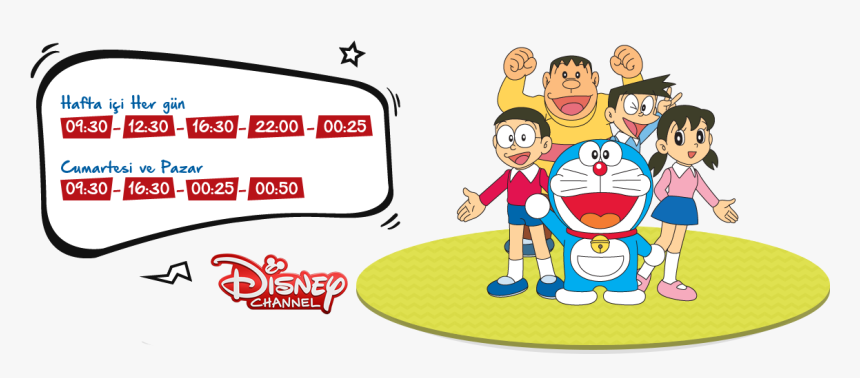 Ai Turkey Doraemon Disney Channel Doraemon Characters Hd Png Download Transparent Png Image Pngitem