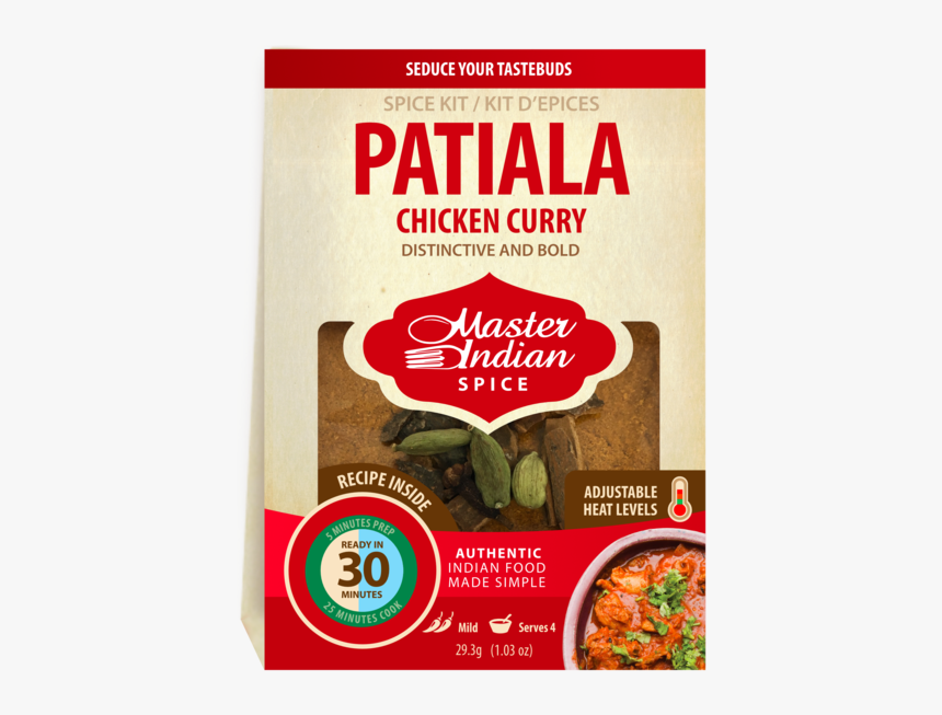Curry Packaging Heat Level, HD Png Download