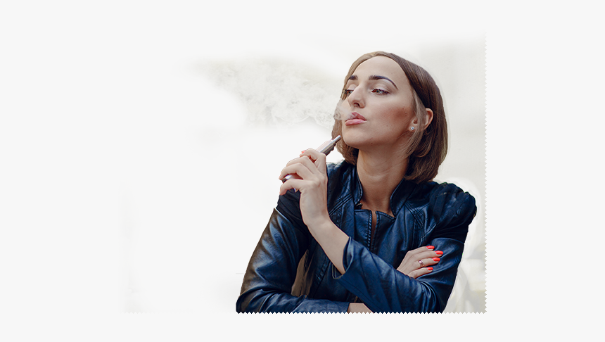 Vape Girl Png - Girl, Transparent Png