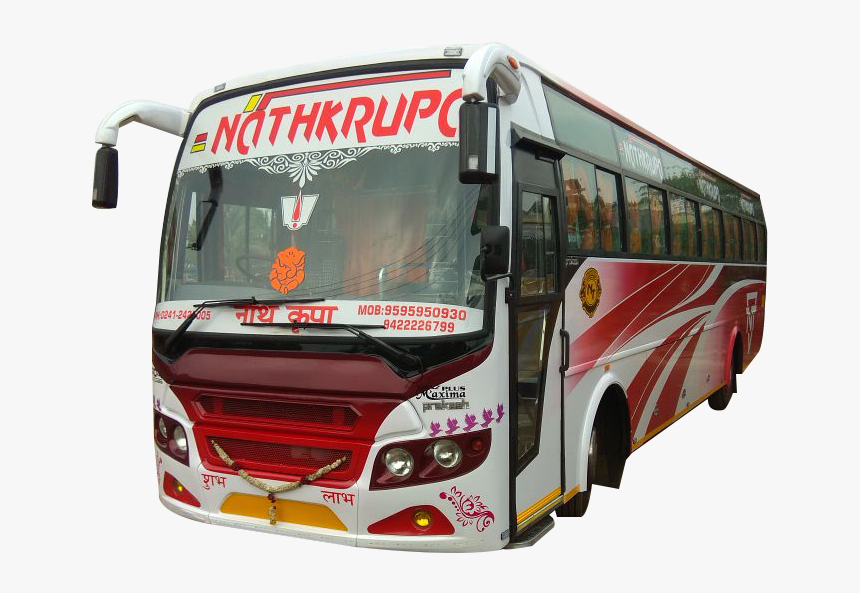 Bus Nathkrupa Travels - Tour Bus Service, HD Png Download